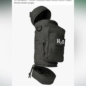 NWT ORCA tactical MOLLE H2O water/drone pouch (black)